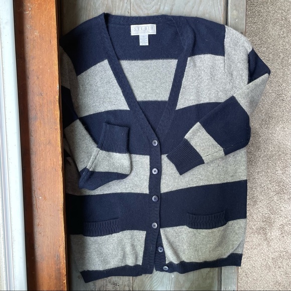 Vintage wool and angora blend cardigan | size medium - Picture 1 of 4